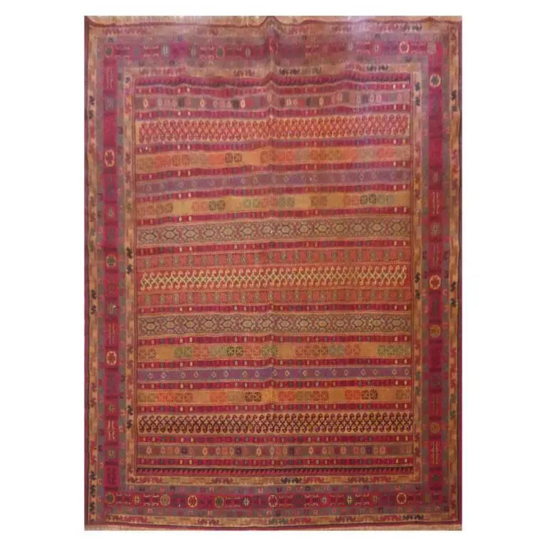 One Of The Kind Afghani Khotan Rug 6'4" x 6'8"